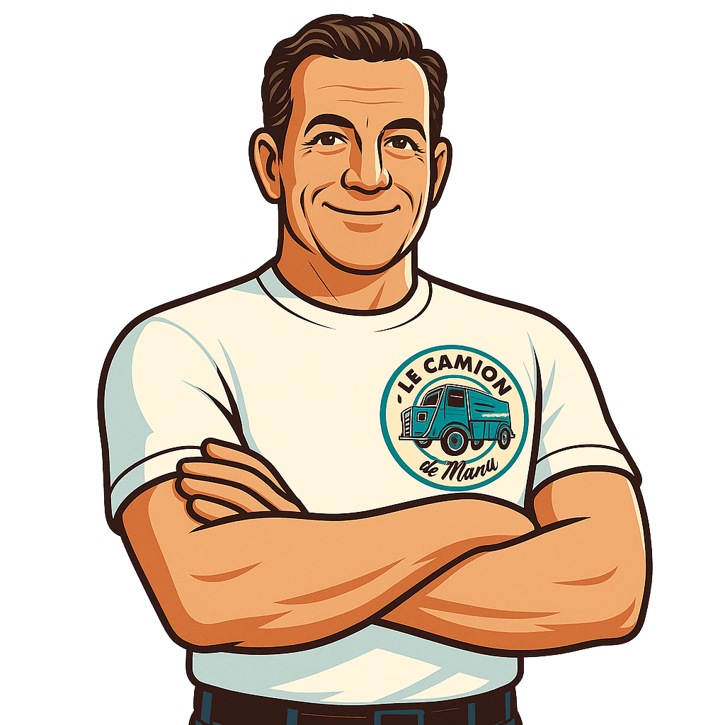 Illustration de Manu, fondateur du Camion de Manu